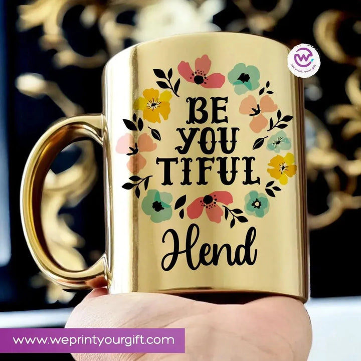 Mirror Ceramic Mug -Motivational quotes-A - WE PRINT