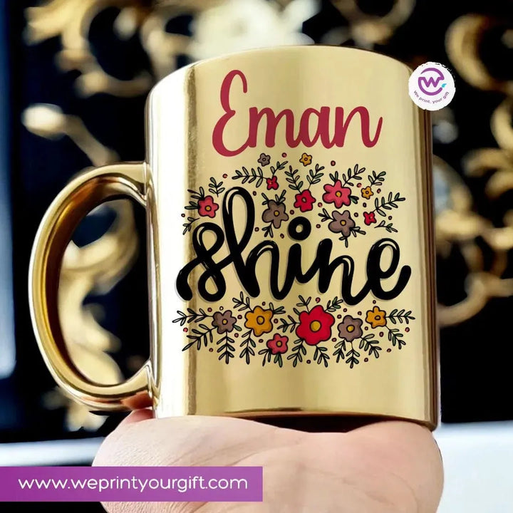 Mirror Ceramic Mug -Motivational quotes-A - WE PRINT