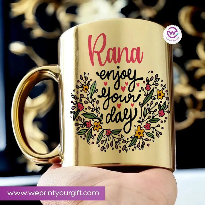 Mirror Ceramic Mug -Motivational quotes-A - WE PRINT