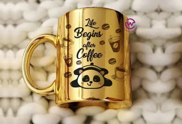 Mirror Ceramic Mug - panda - WE PRINT