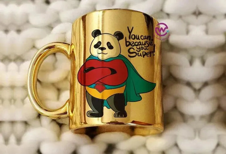 Mirror Ceramic Mug - panda - WE PRINT