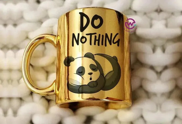 Mirror Ceramic Mug - panda - WE PRINT