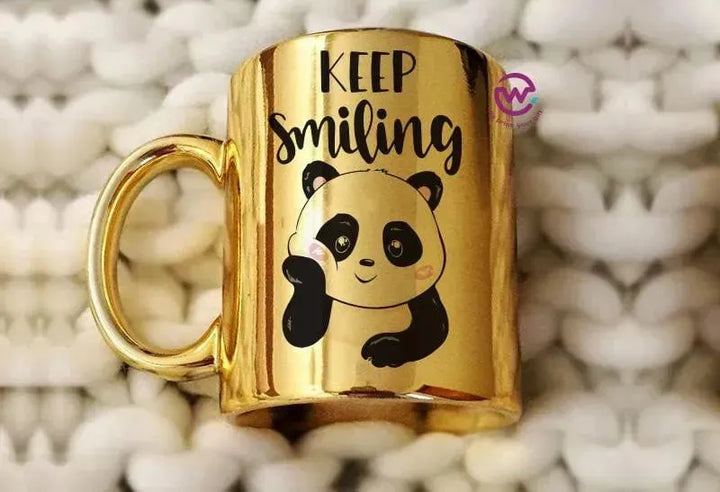 Mirror Ceramic Mug - panda - WE PRINT