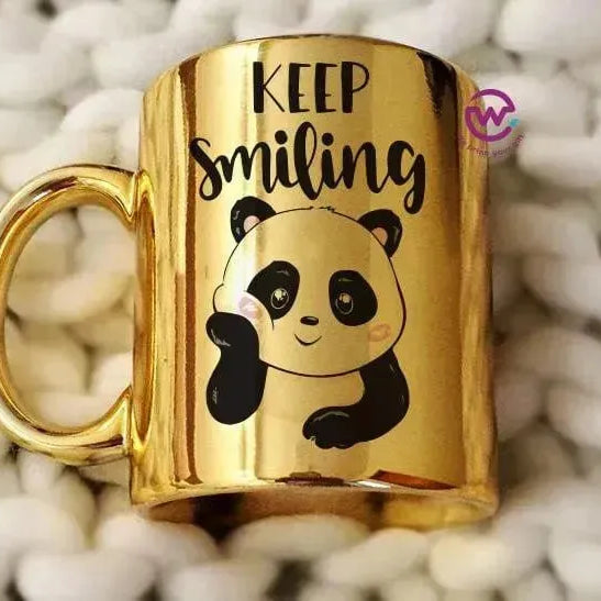 Mirror Ceramic Mug - panda - WE PRINT