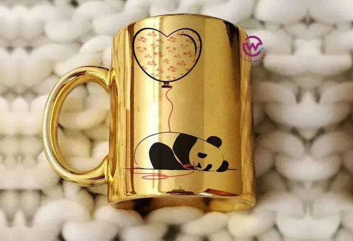 Mirror Ceramic Mug - panda - WE PRINT