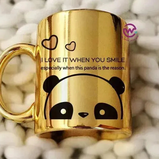 Mirror Ceramic Mug - panda - WE PRINT
