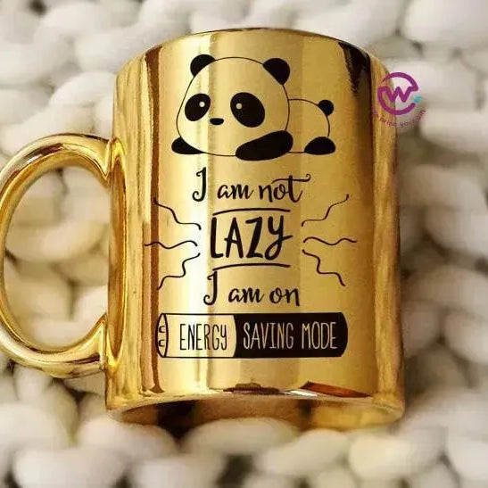 Mirror Ceramic Mug - panda - WE PRINT