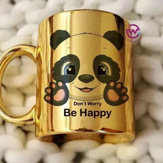 Mirror Ceramic Mug - panda - WE PRINT