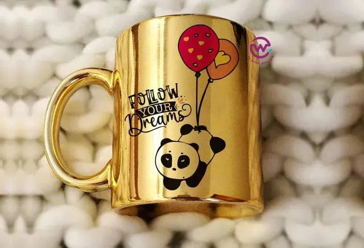 Mirror Ceramic Mug - panda - WE PRINT