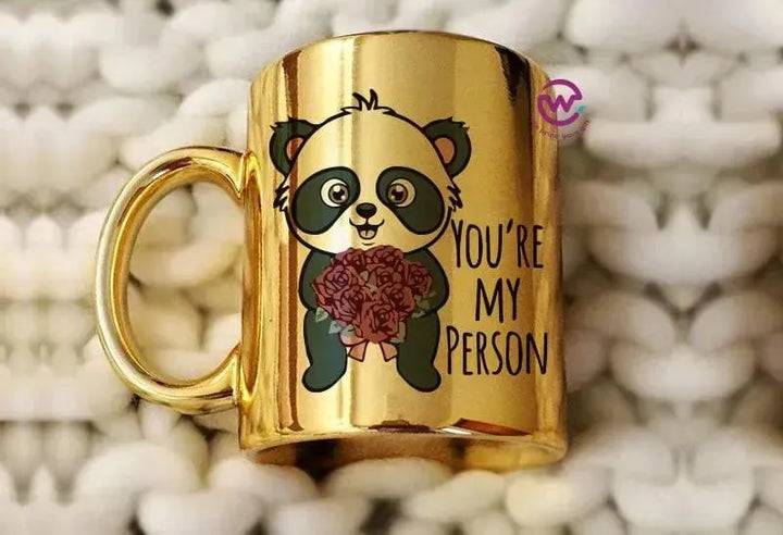 Mirror Ceramic Mug - panda - WE PRINT