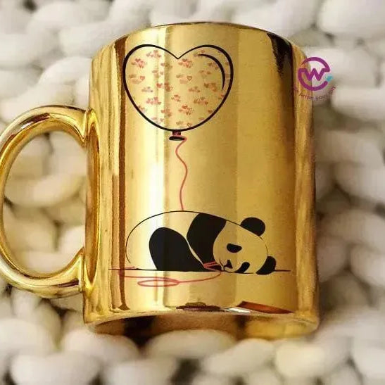 Mirror Ceramic Mug - panda - WE PRINT