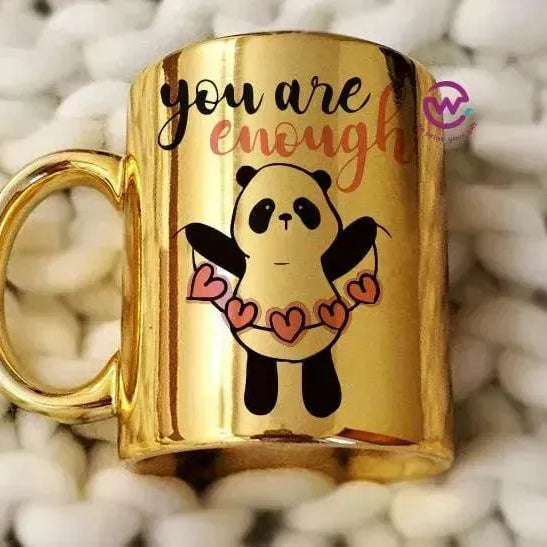 Mirror Ceramic Mug - panda - WE PRINT