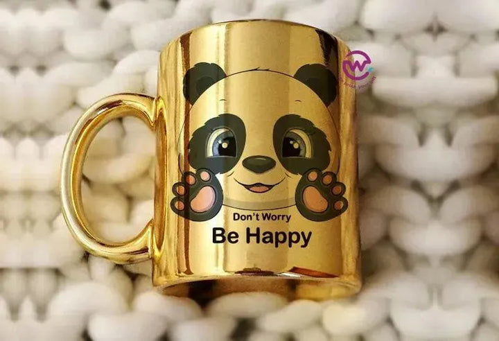 Mirror Ceramic Mug - panda - WE PRINT