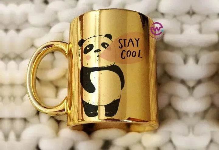 Mirror Ceramic Mug - panda - WE PRINT