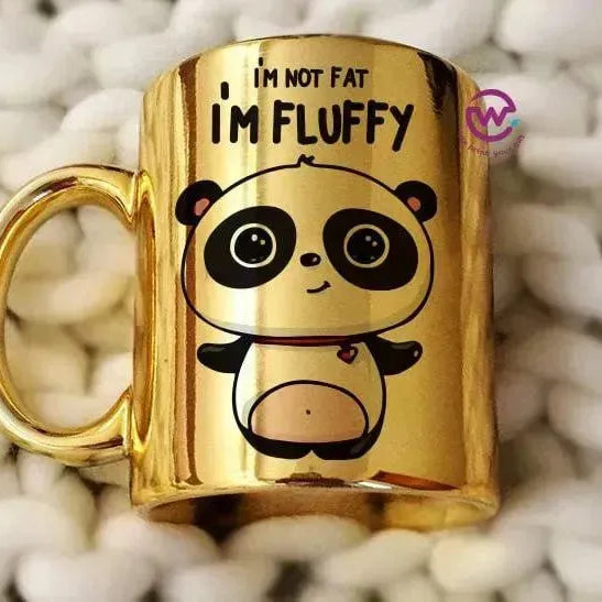 Mirror Ceramic Mug - panda - WE PRINT