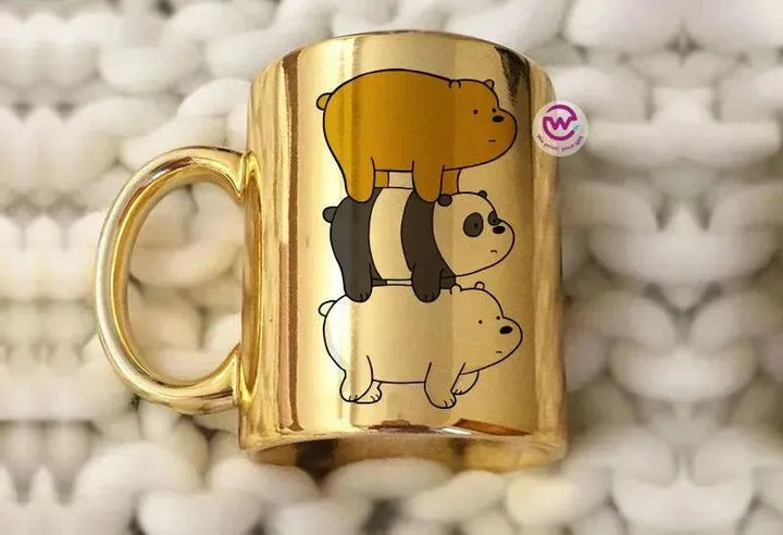 Mirror Ceramic Mug - three bears - WE PRINT