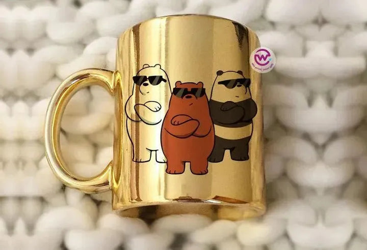 Mirror Ceramic Mug - three bears - WE PRINT