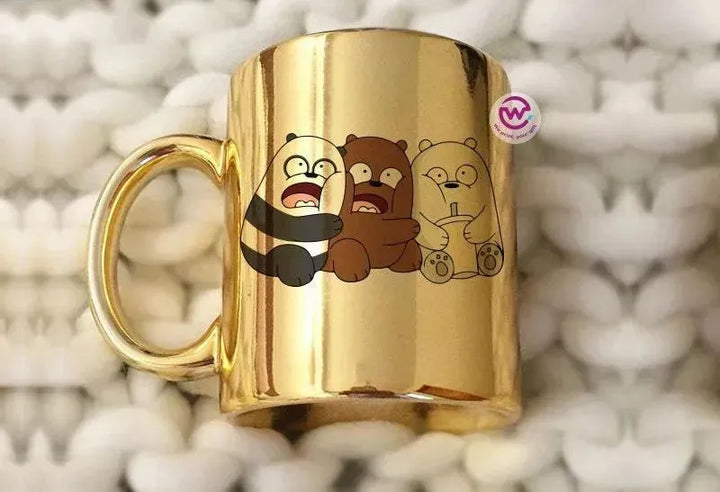 Mirror Ceramic Mug - three bears - WE PRINT