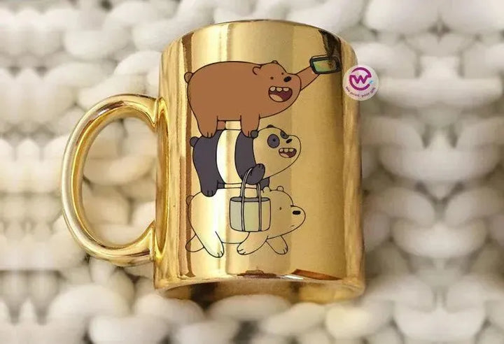 Mirror Ceramic Mug - three bears - WE PRINT