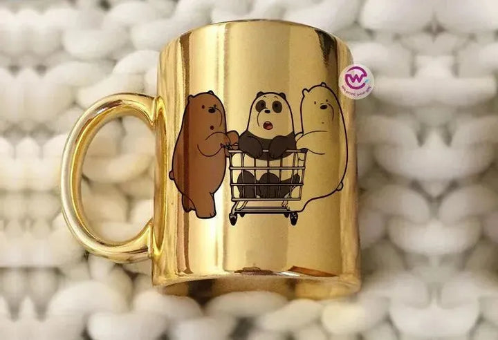 Mirror Ceramic Mug - three bears - WE PRINT