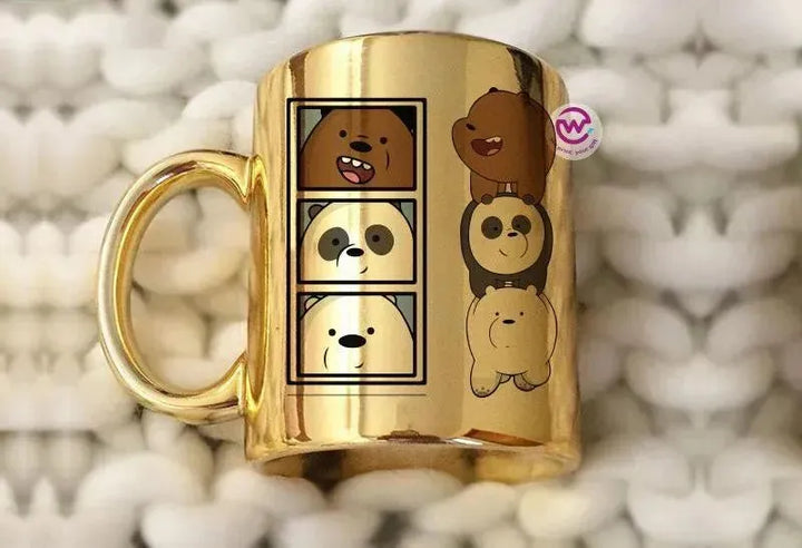 Mirror Ceramic Mug - three bears - WE PRINT