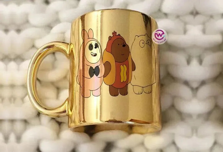 Mirror Ceramic Mug - three bears - WE PRINT