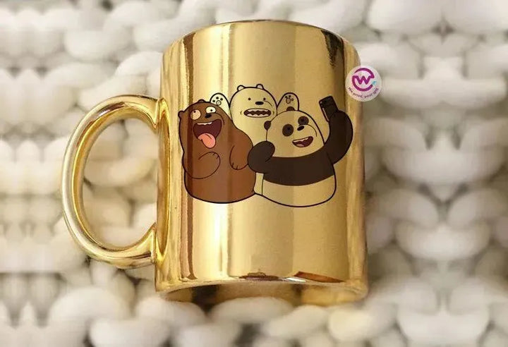 Mirror Ceramic Mug - three bears - WE PRINT