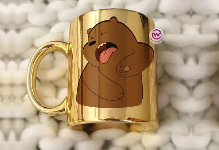 Mirror Ceramic Mug - three bears - WE PRINT