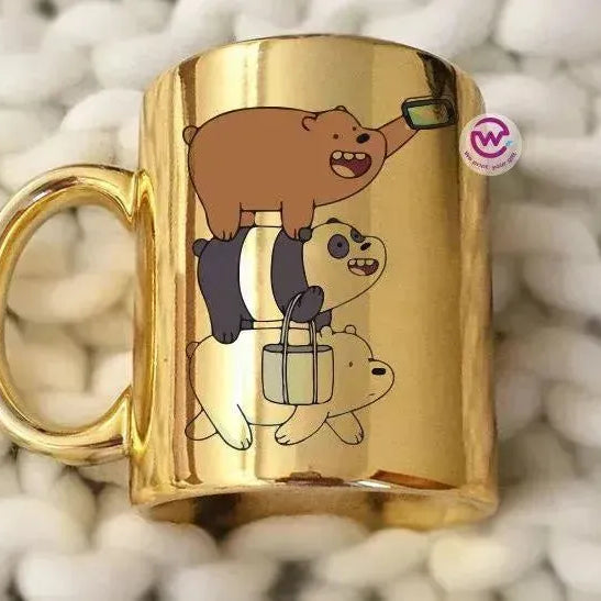 Mirror Ceramic Mug - three bears - WE PRINT