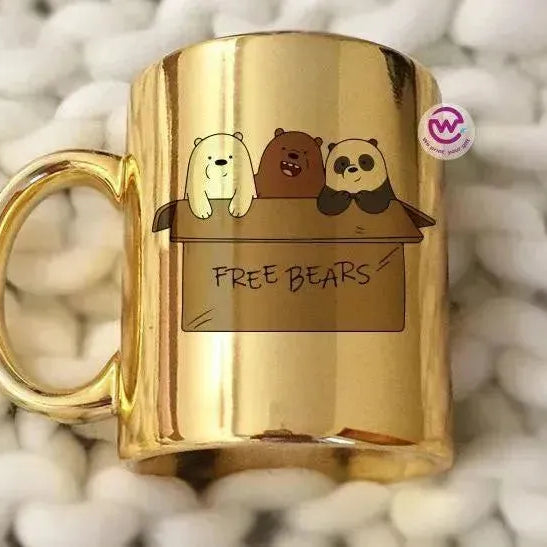 Mirror Ceramic Mug - three bears - WE PRINT