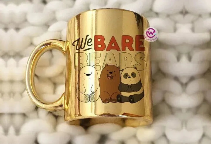 Mirror Ceramic Mug - three bears - WE PRINT