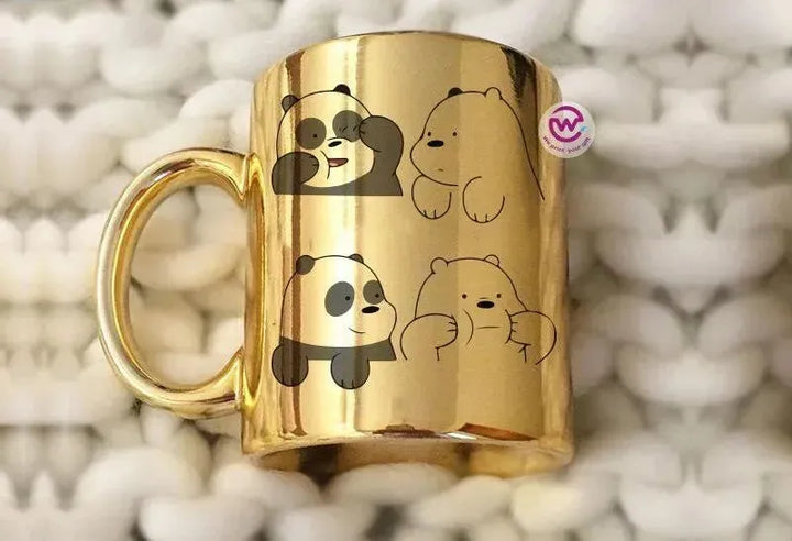 Mirror Ceramic Mug - three bears - WE PRINT