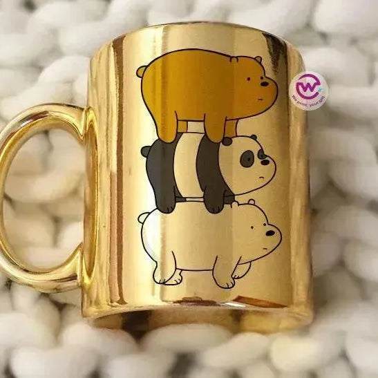 Mirror Ceramic Mug - three bears - WE PRINT