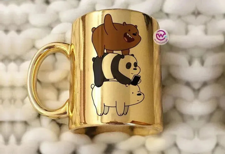 Mirror Ceramic Mug - three bears - WE PRINT