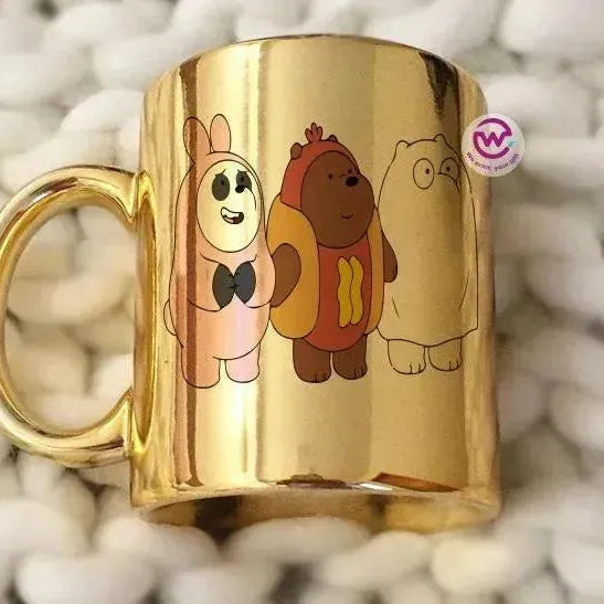 Mirror Ceramic Mug - three bears - WE PRINT