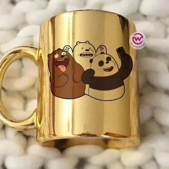 Mirror Ceramic Mug - three bears - WE PRINT