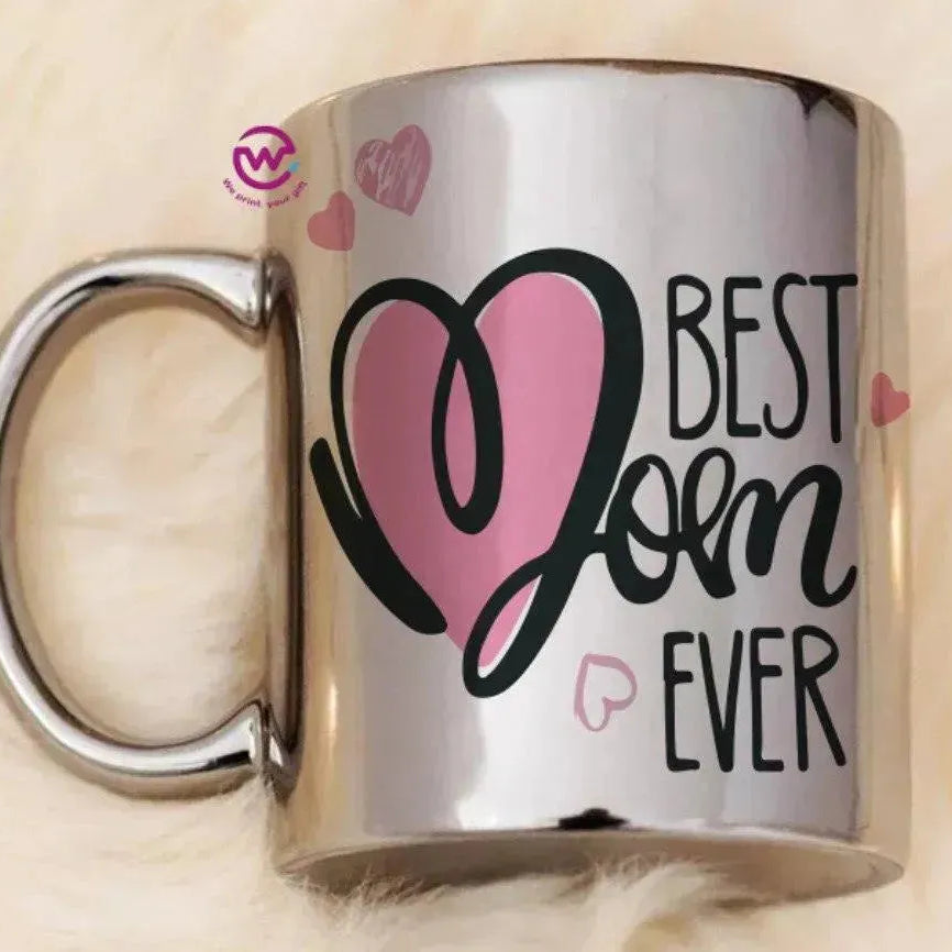 Mirror Ceramic - Silver Color - Mom Designs - WE PRINT