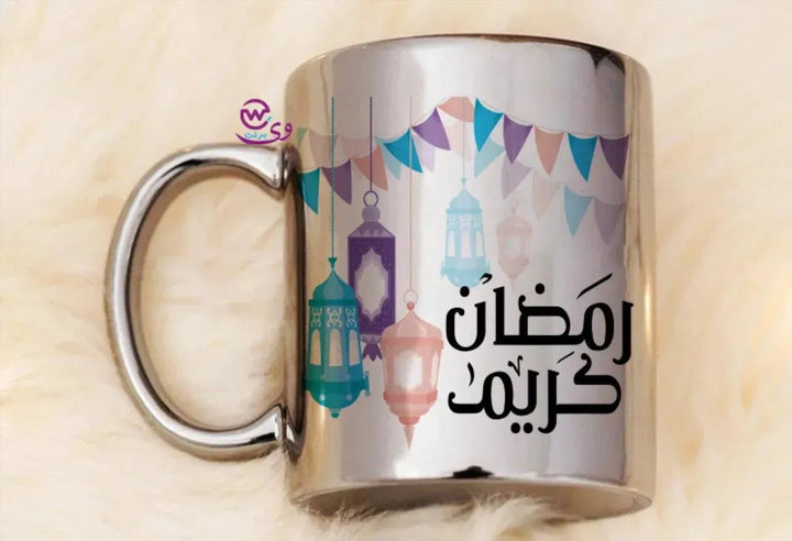 Mirror Ceramic - Silver Color -Ramdan-A - WE PRINT