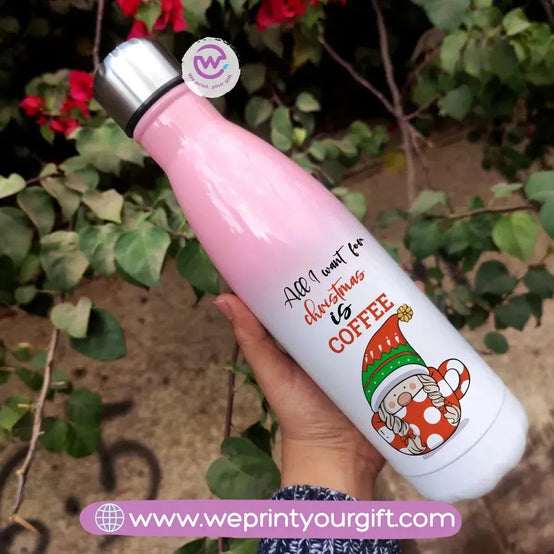 Mixed Color Thermal Bottle -Christmas - WE PRINT