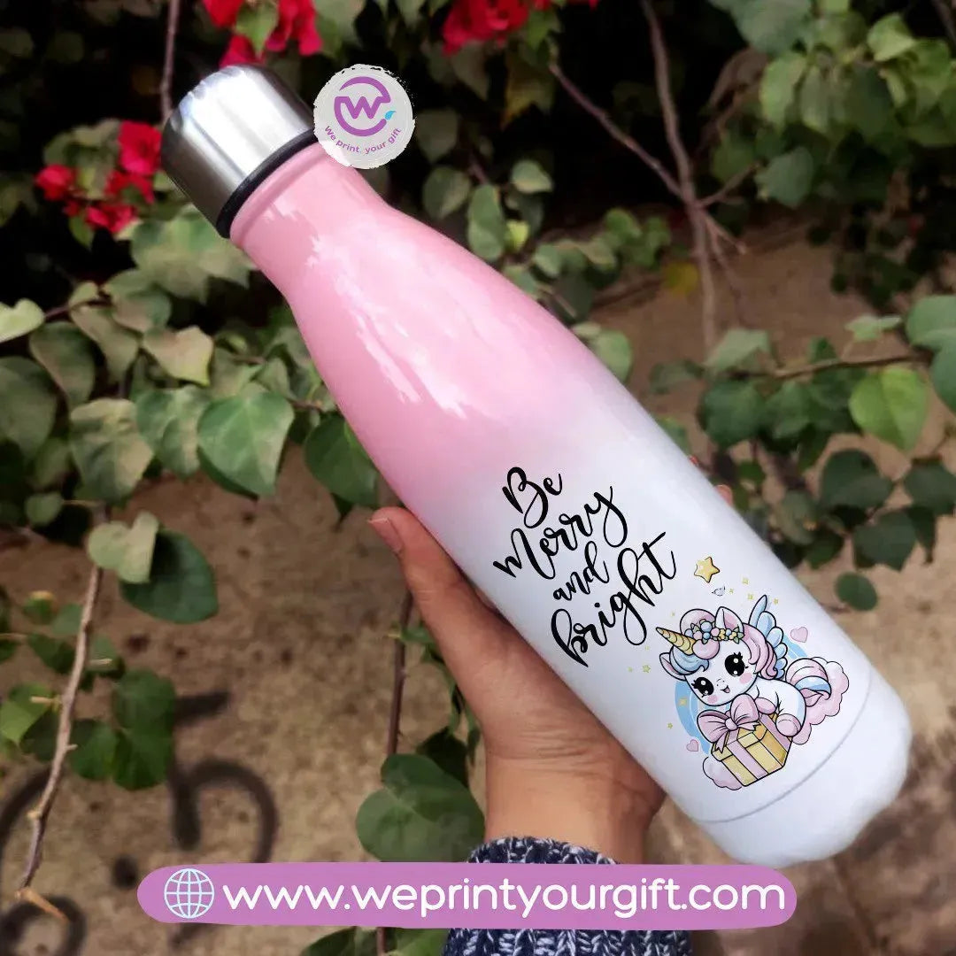 Mixed Color Thermal Bottle -Christmas - WE PRINT