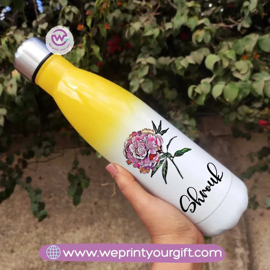 Mixed Color Thermal Bottle-English Names - WE PRINT