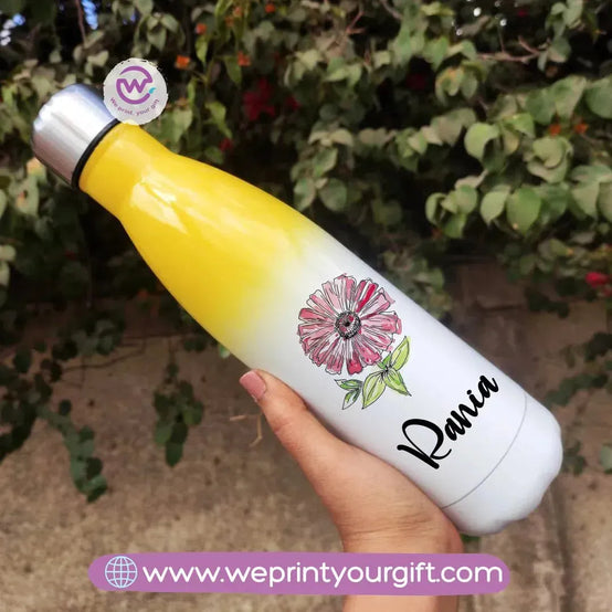 Mixed Color Thermal Bottle-English Names - WE PRINT