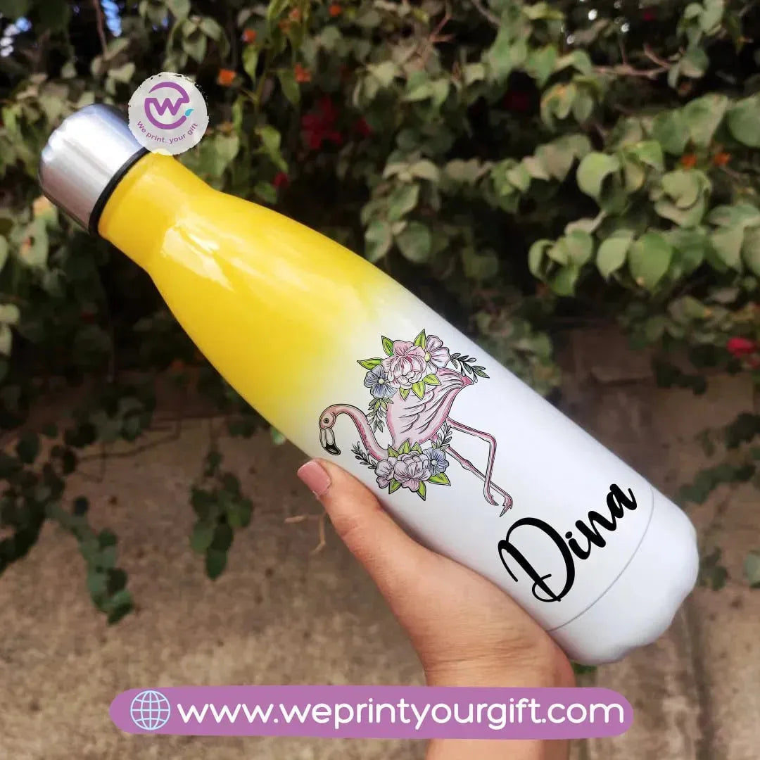 Mixed Color Thermal Bottle-English Names - WE PRINT