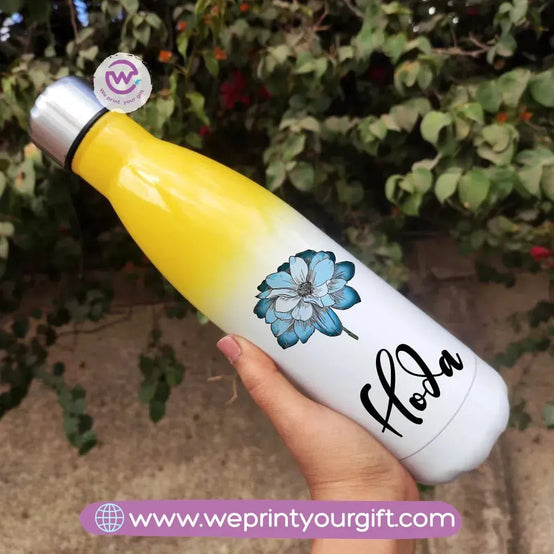 Mixed Color Thermal Bottle-English Names - WE PRINT