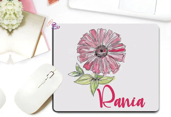 Mouse Pad - Floral Names - WE PRINT