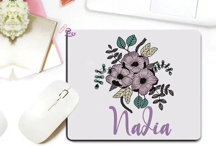 Mouse Pad - Floral Names - WE PRINT