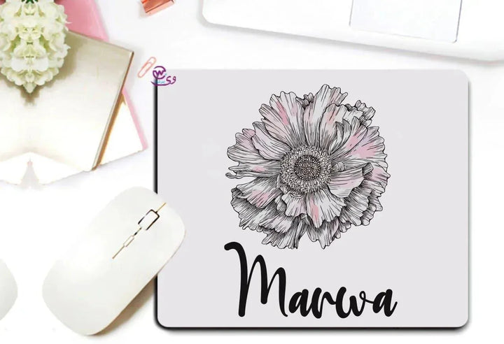 Mouse Pad - Floral Names - WE PRINT