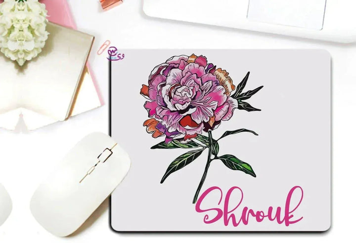 Mouse Pad - Floral Names - WE PRINT