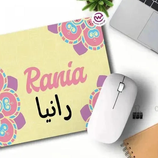 Mouse Pad - Mandala - Names - WE PRINT