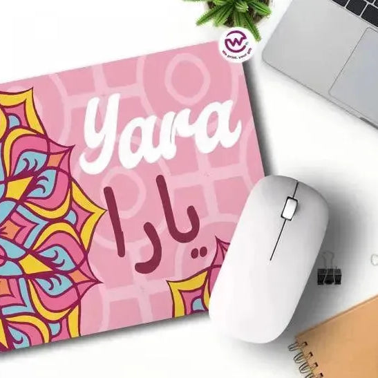 Mouse Pad - Mandala - Names - WE PRINT